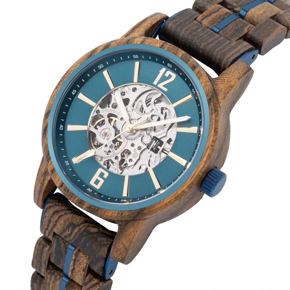 BOBO Bird - Luxury Handmade Compass Style Wood Automatic Mechanical Movement - Picture 7 of 14